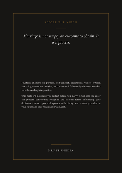 Before the Nikah